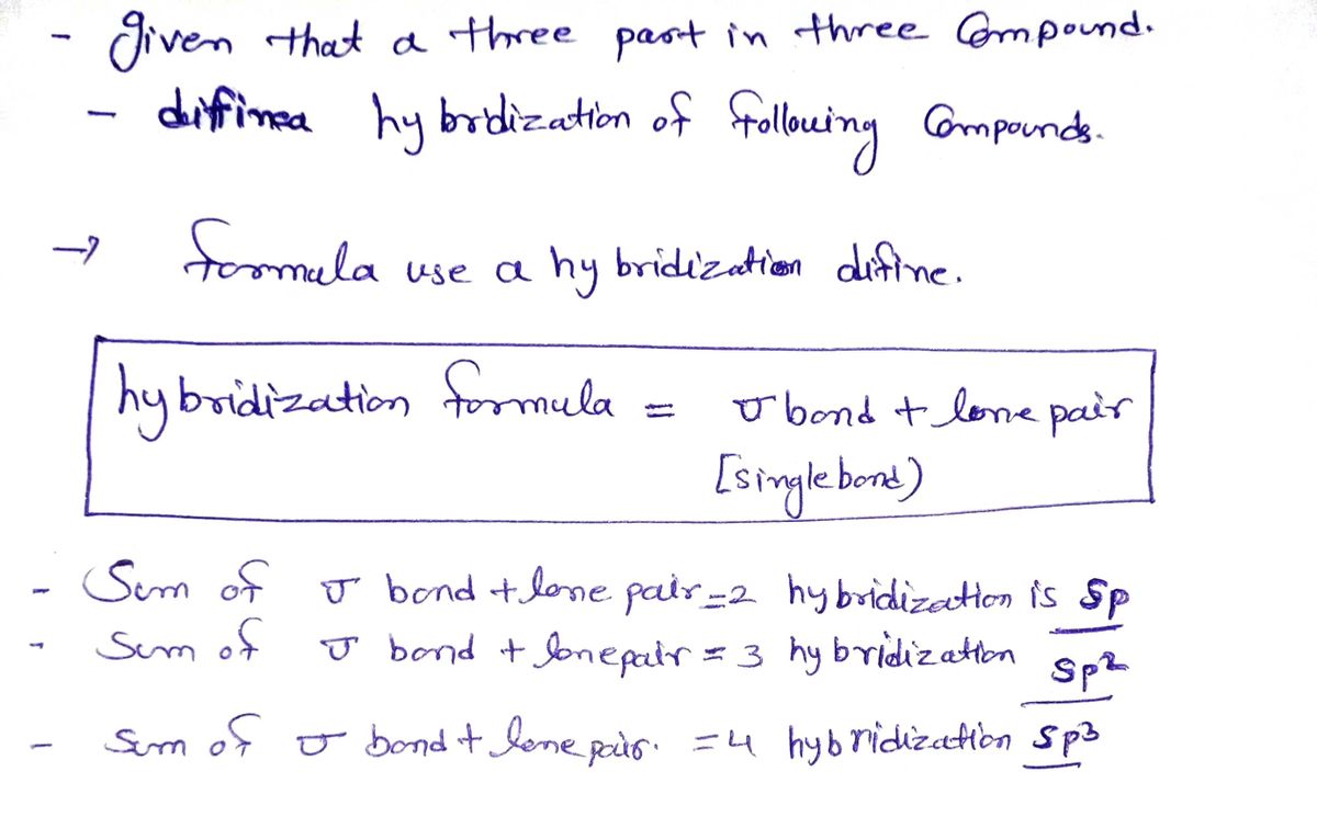 Answered a What is the hybridization of bartleby